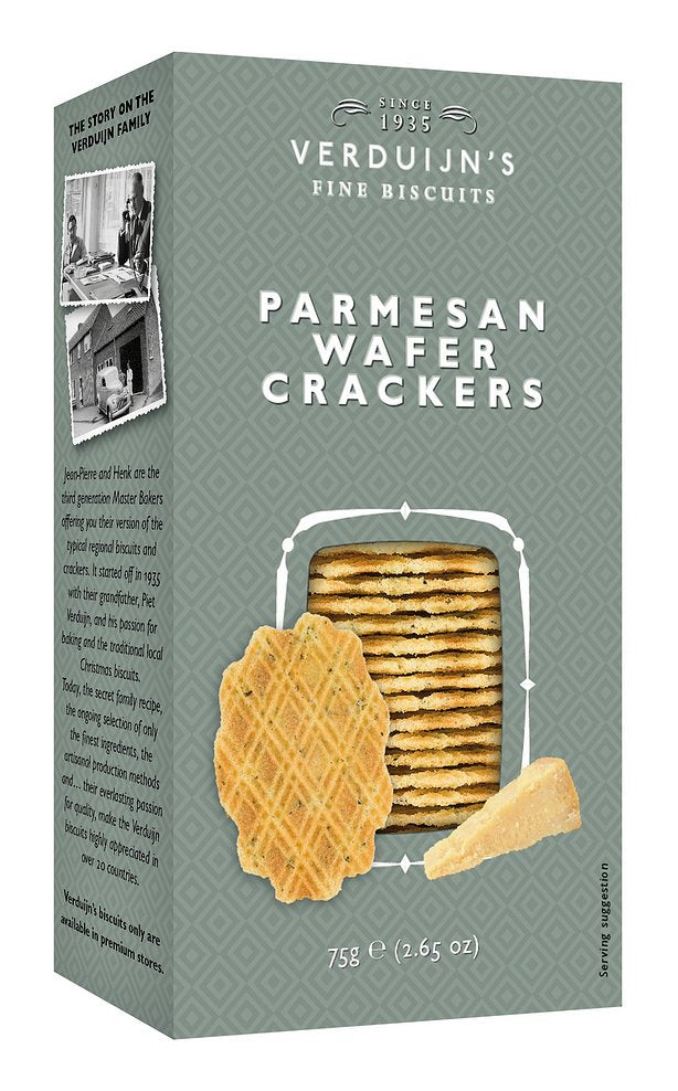 VERDUIJN’S Crackers με Παρμεζάνα, Βασιλικό & Σκόρδο