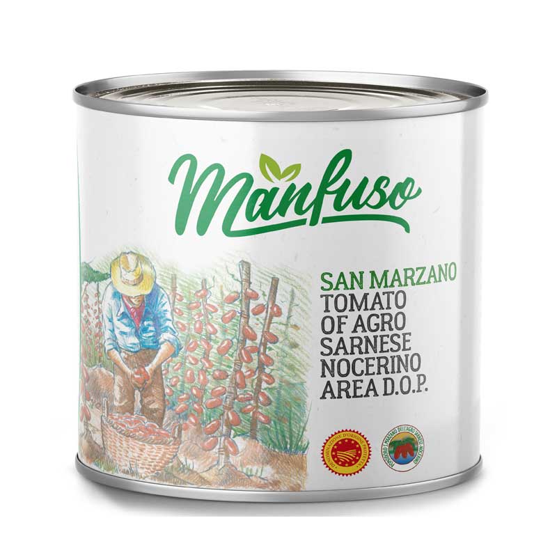 Τοματάκι San Marzano ολόκληρο αποφλοιωμένο 2.55kg