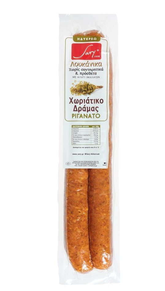 Χωριάτικο Ριγανάτο Λουκάνικο 350γρ, Ηδύκρεω Sary