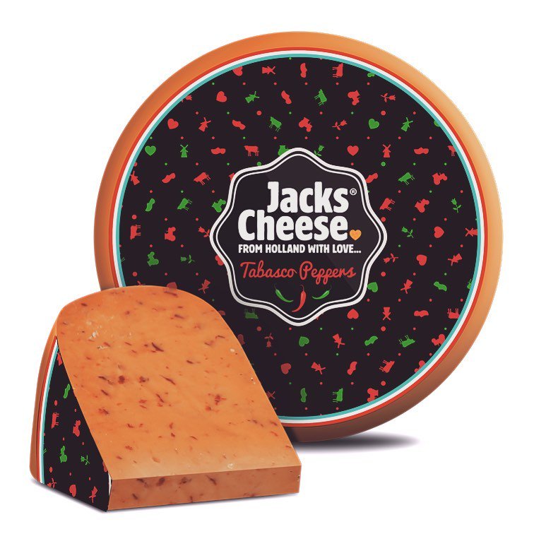 Παραδοσιακή Gouda Ολλανδίας με πιπεριές Tabasco