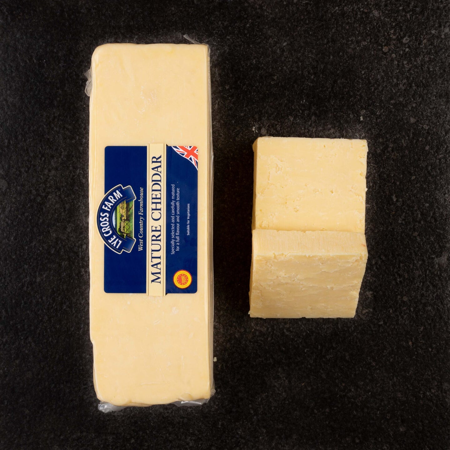 Αυθεντικό Cheddar Mature Lye Cross Farm Αγγλίας