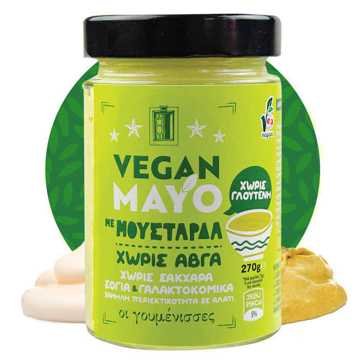 Μαγιονέζα με Μουστάρδα Vegan Νηστίσιμη Γουμένισσες 270γρ